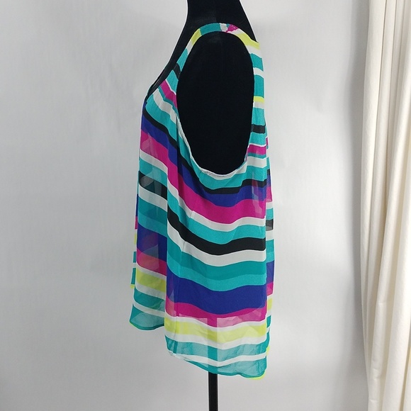 Torrid Sheer Striped Tank - Picture 6 of 7